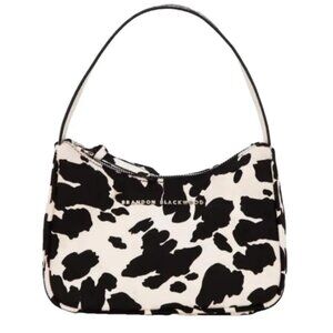 Brandon Blackwood Pony Hair Shoulder Bag Animal Print
